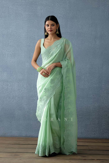 Sabz Afrah Saree