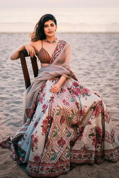 Sanjana Sanghi In Our Jaituni Waheeda Lehenga Set