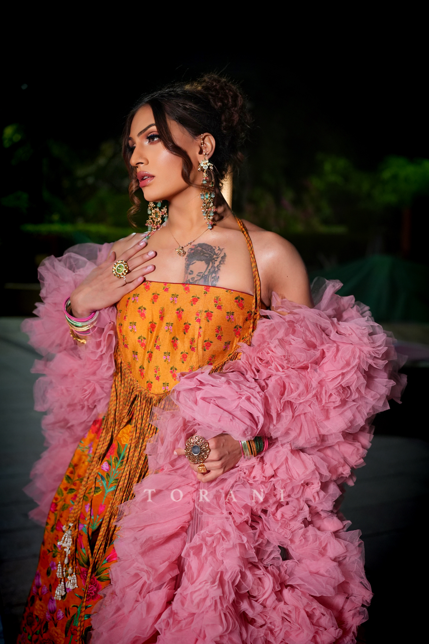 Sushant Divgikar in our Custom Dil Seher Kiara Sejal Lehenga Set