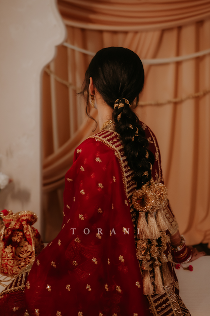 Simran Bhatti In Our Sindoori Meera Sharara Set