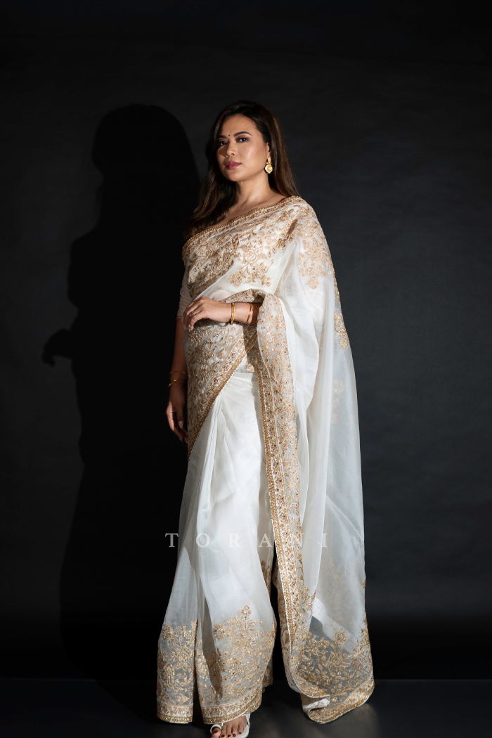 Lin Laishram In Our Gul-Bano Yashoda Saree Set