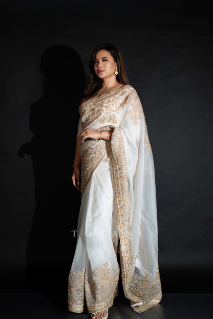 Lin Laishram In Our Gul-Bano Yashoda Saree Set