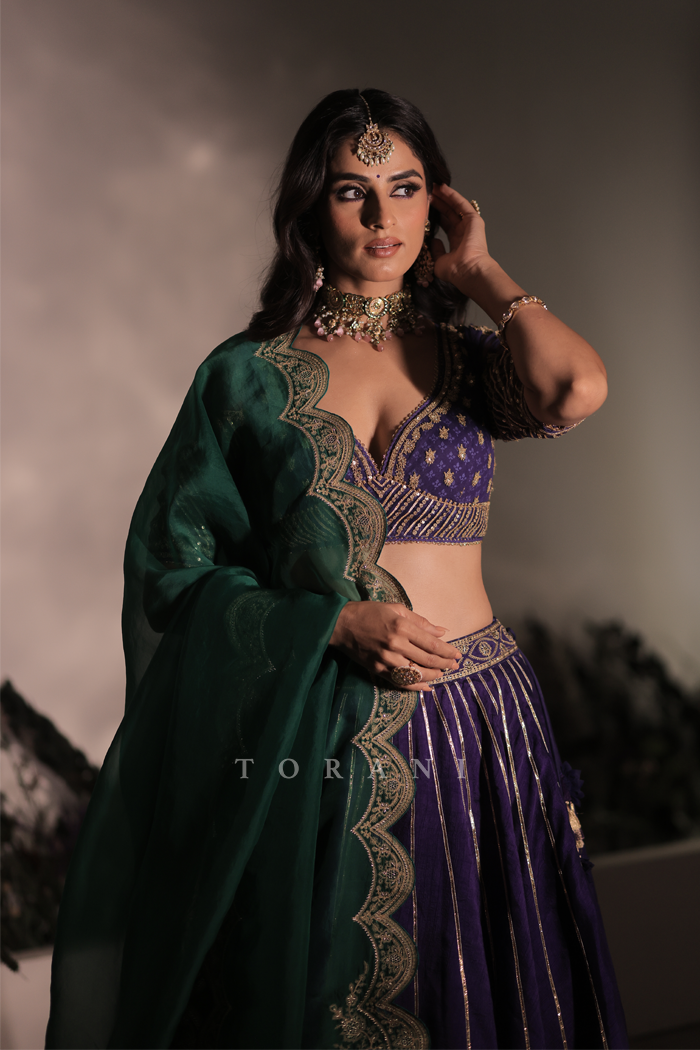 Aditi Mishra in our Aparajita Talat Lehenga Set