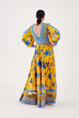 Istara Digital Printed Maxi Dress back