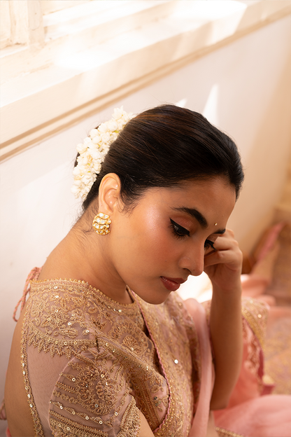 Priyanka Mohan in our Gul-Mohar Yashoda Saree Set