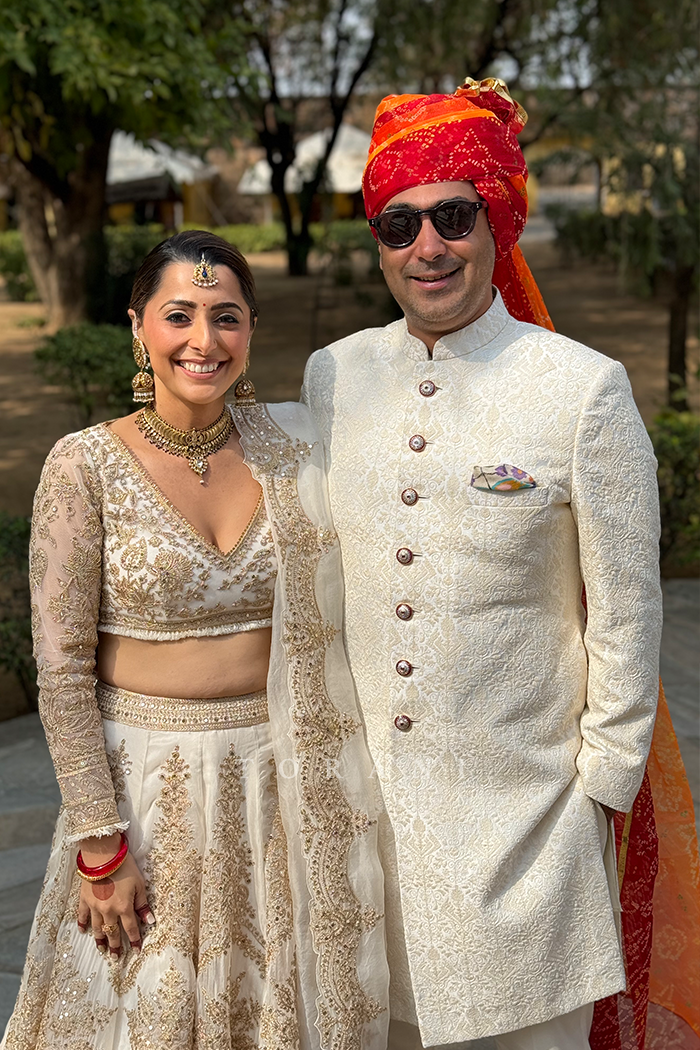 Bani in our Custom Gul Bano Meher Passa Lehenga Set