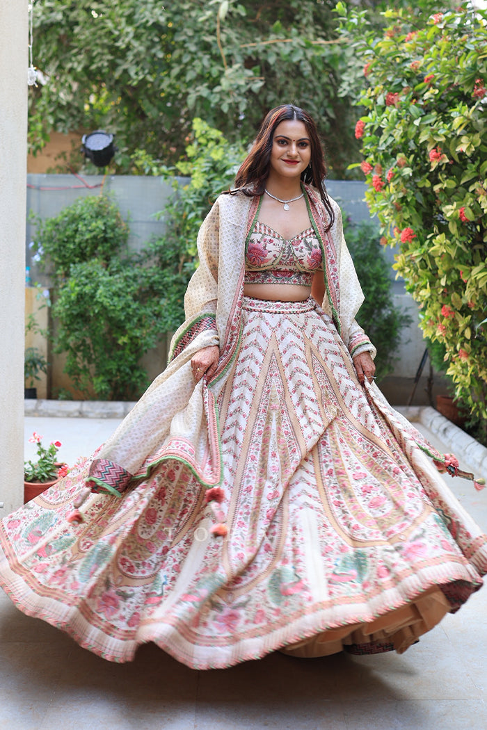 Maitri Adeshara In Our Kasturi Oorjita Lehenga Set