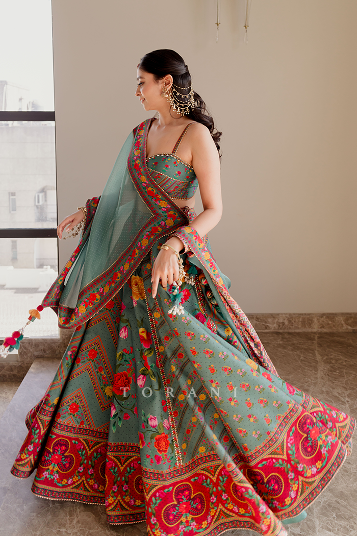 Rashika Gosain  in our Dil Nawaz Zarqa Lehenga Set