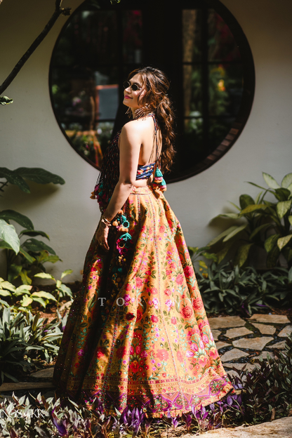 Anisha Mahajan in our Dil-Seher Jharonka Lehenga Set