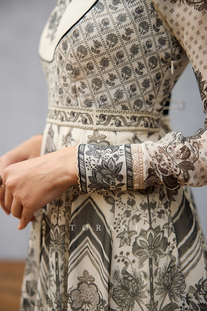 Kalamkari Naynaa Anarkali Set