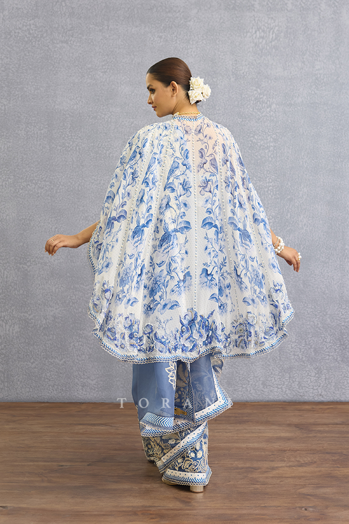 Neeli Kali Amogha Saree Set