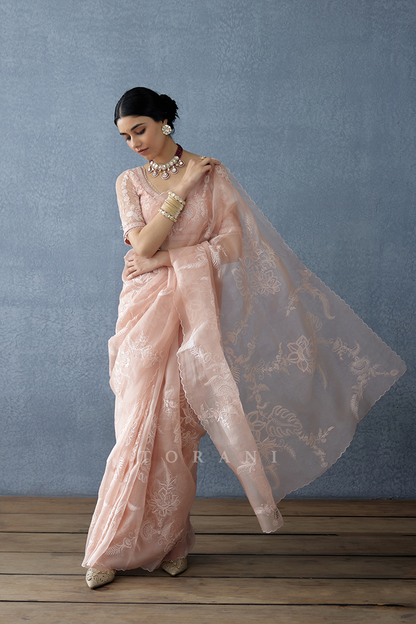 Kaner Pankhuri Saree