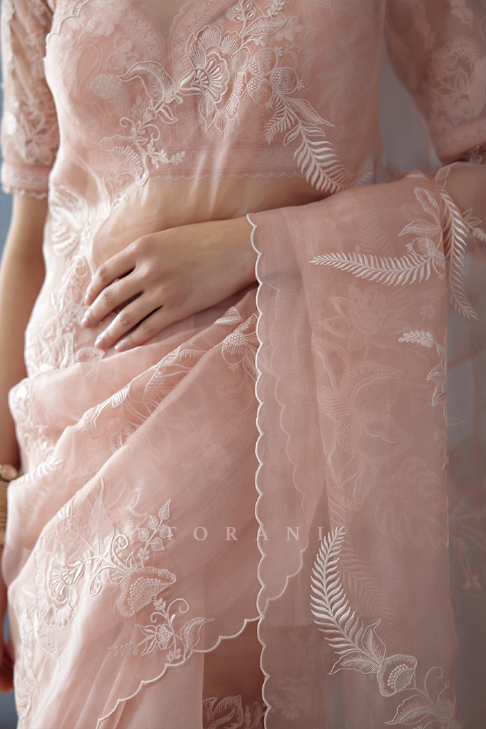 Kaner Pankhuri Saree