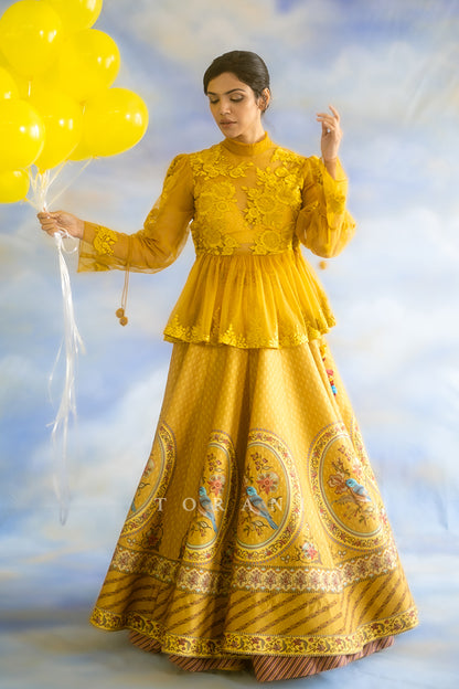 Shriya Pilgaonkar In Our Sunehra Poulami Lehenga Set