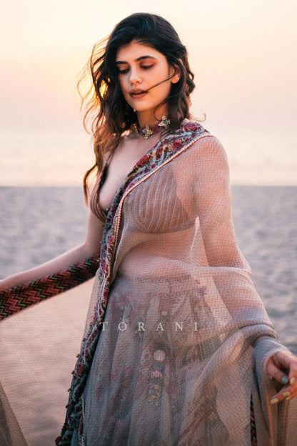 Sanjana Sanghi In Our Jaituni Waheeda Lehenga Set