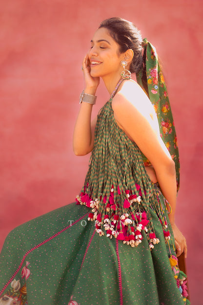 Shriya Pilgaonkar In Our Panna Ashwamedha Lehenga Set