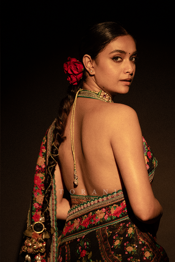 Keerthy Suresh In Our Dil Shaad Cyra Saree Set