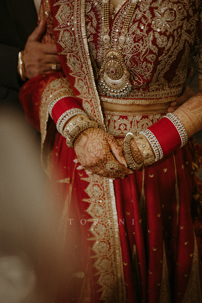 Snehdeep Kangder in our Sindoori Suhani Lehenga Set