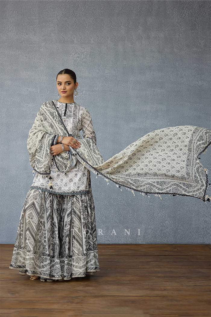 Kalamkari Dakshaa Sharara Set