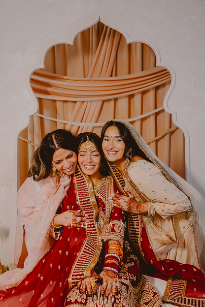 Simran Bhatti In Our Sindoori Meera Sharara Set