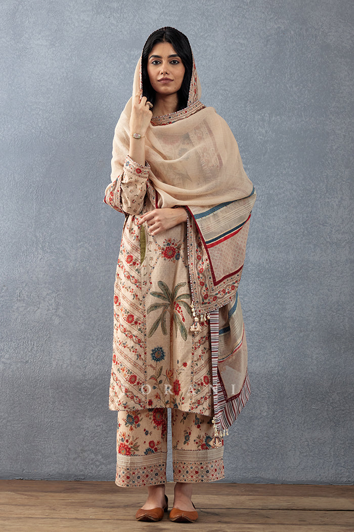 Badami Abhidah Kurta Set