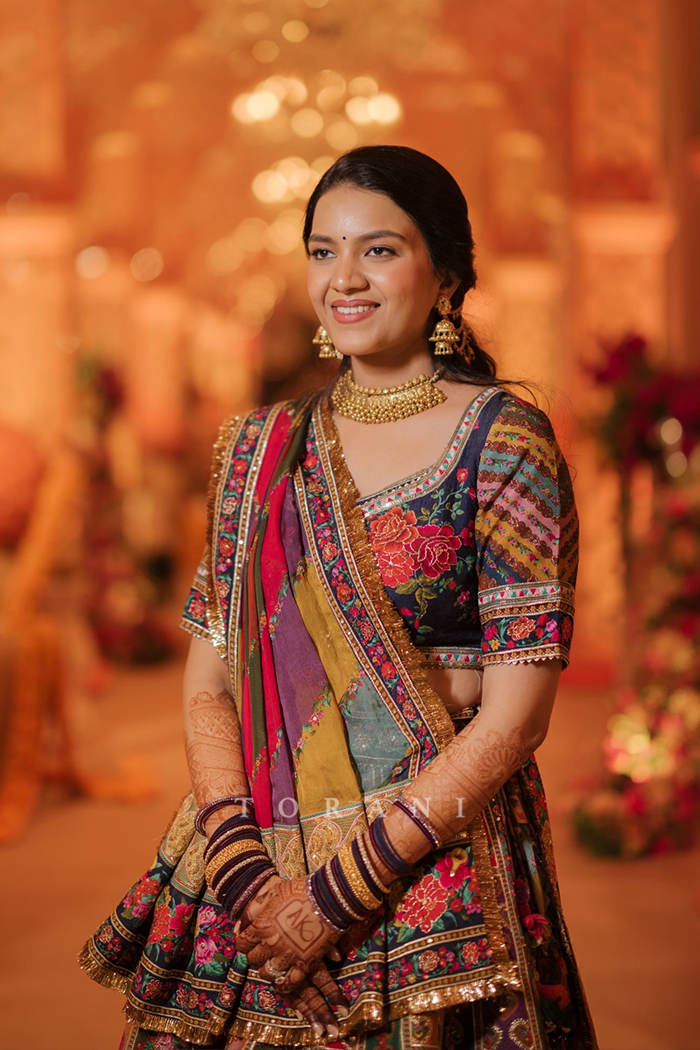 Kajol &amp; Achal in our Dil Rangrez Jiya Lehenga Set and Dil Kusha Rafi Jacket Set