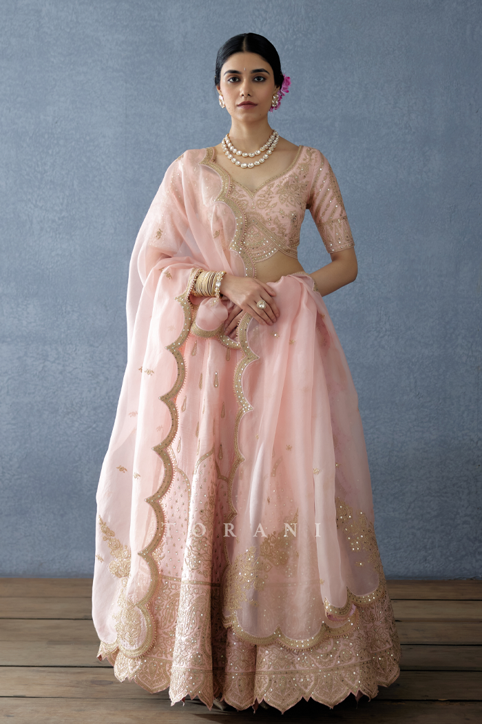 Gul-Naar Resham Lehenga Set