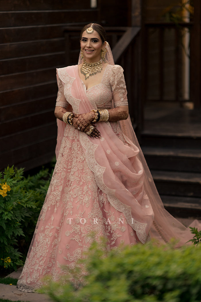 Mansi Gajjar in our Custom Gulbahar Hansini Lehenga Set