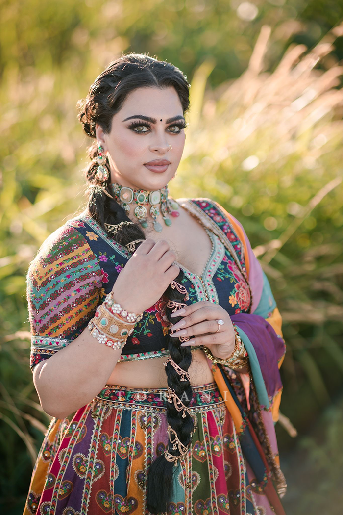 Roop Josan in our Dil Rangrez Jiya Lehenga Set