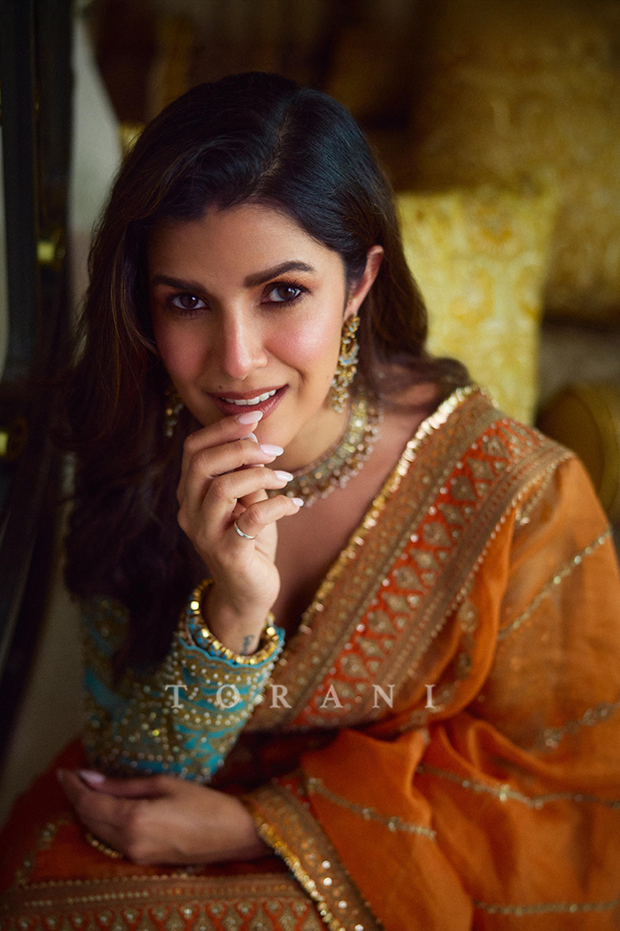 Nimrat Kaur In Our Pukhraj Ramani Saree Set