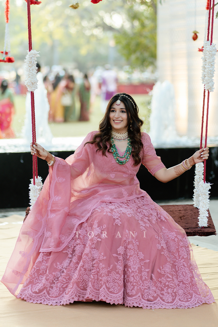 Ankita Arya in our Gulbaag Hansini Lehenga Set