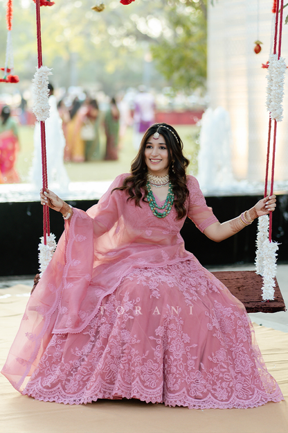 Ankita Arya in our Gulbaag Hansini Lehenga Set