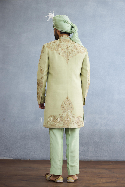 Pushta Azeem Jacket Set