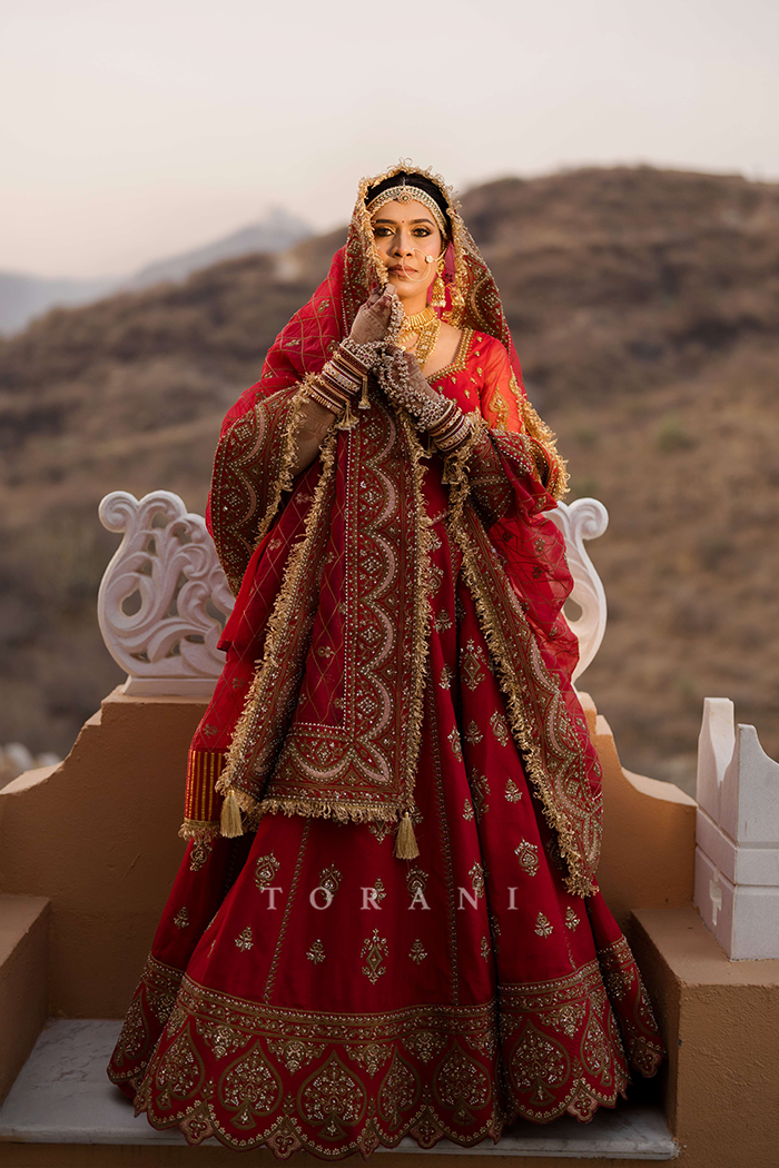 Nikita gadhavi in our Shamse Reia Mariam Lehenga set