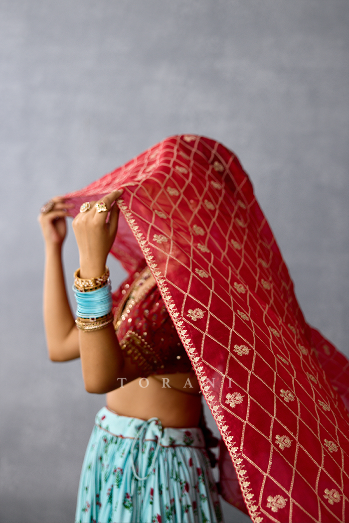 Neer-Kashish Saroja Rasalika Lehenga Set