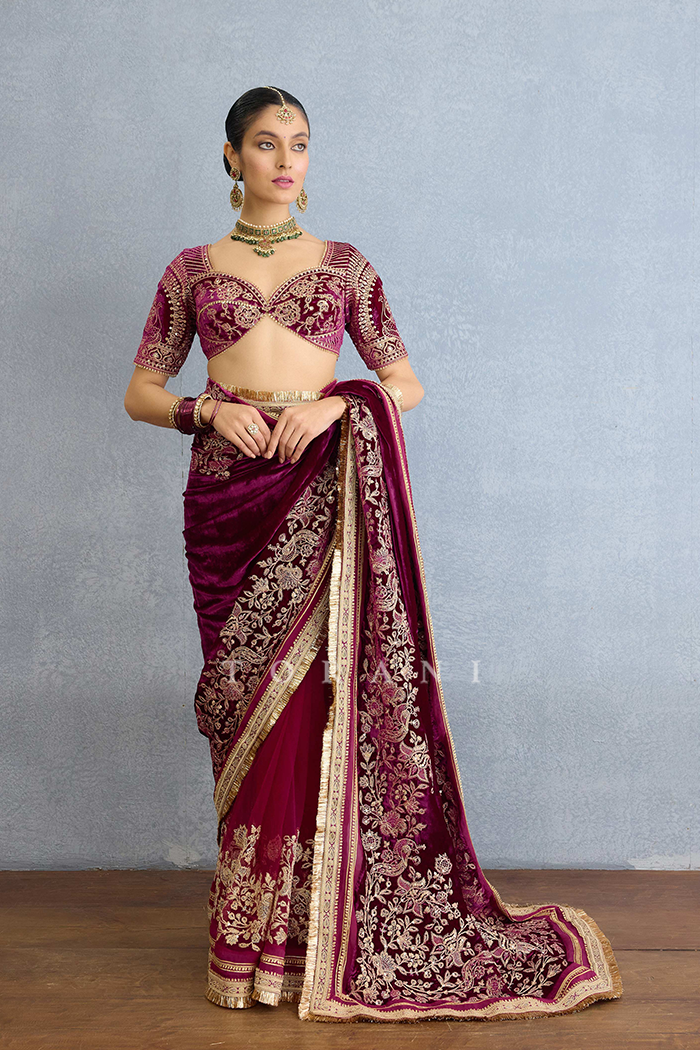 Shehtooti Makhmal Yashoda Saree