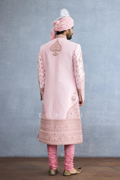 Sharbati Raqeeb Sherwani Set