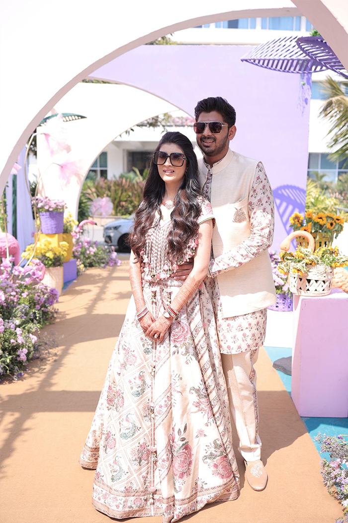 Era in our Custom Kasturi Lehenga Set