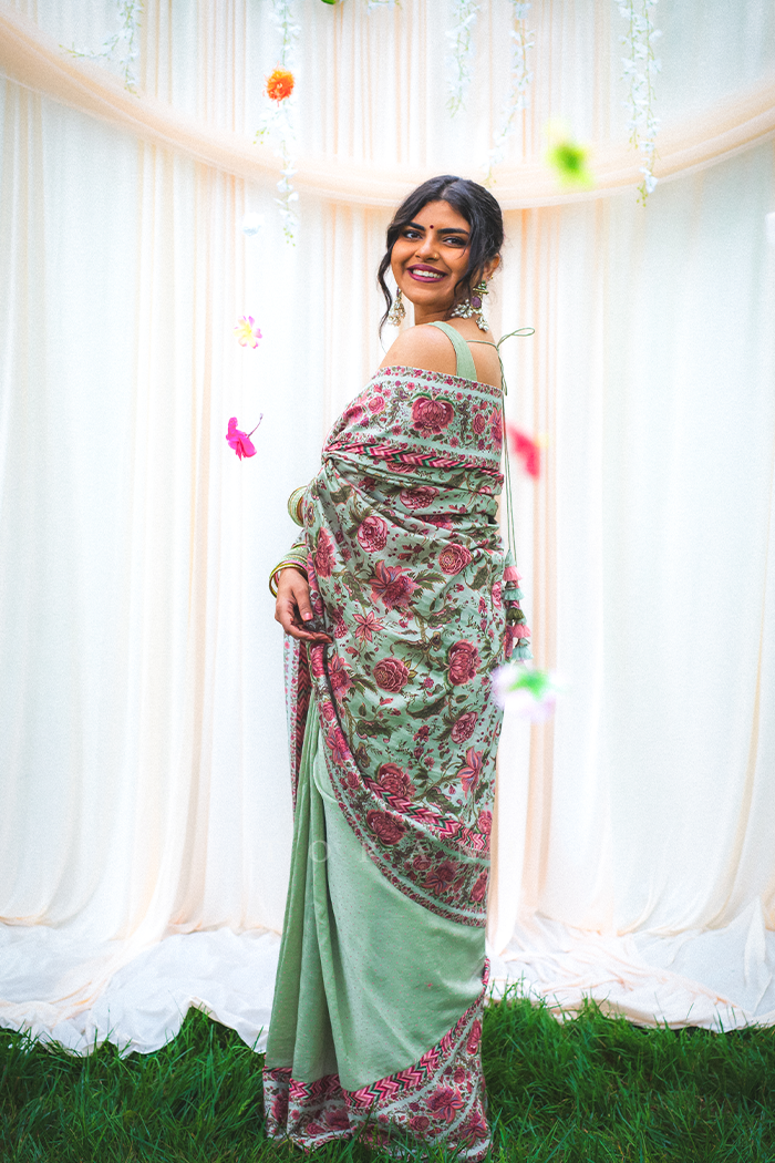 Manavi In Our Jaituni Niya Saree Set