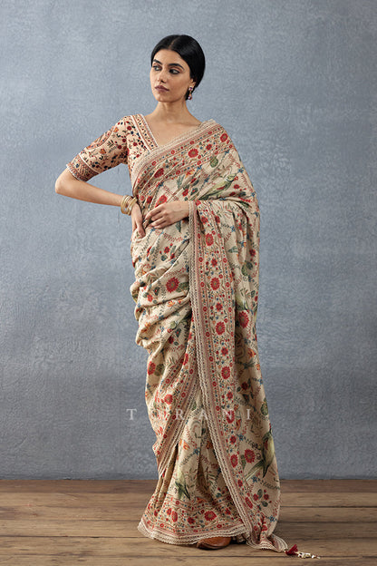 Badami Phoolan Saree