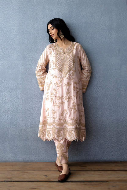 Gul-Naar Mandira Kurta Set