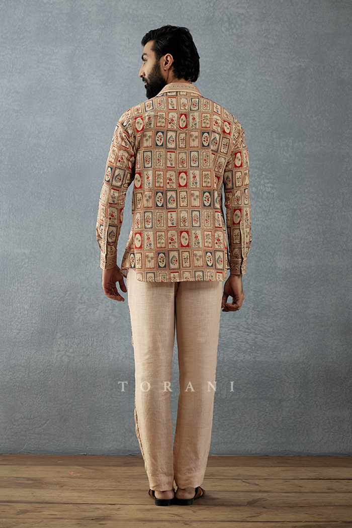 Badami Dhir Kameez Set