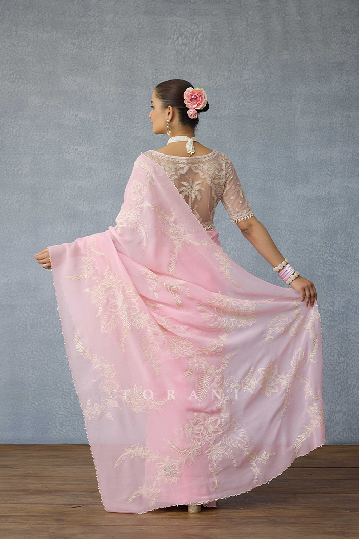 Gulaban Pankhuri Saree