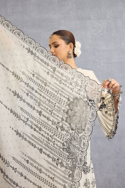 Kalamkari Ajanta Gharara Set
