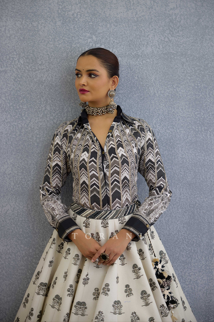 Kalamkari Avika Lehenga Set