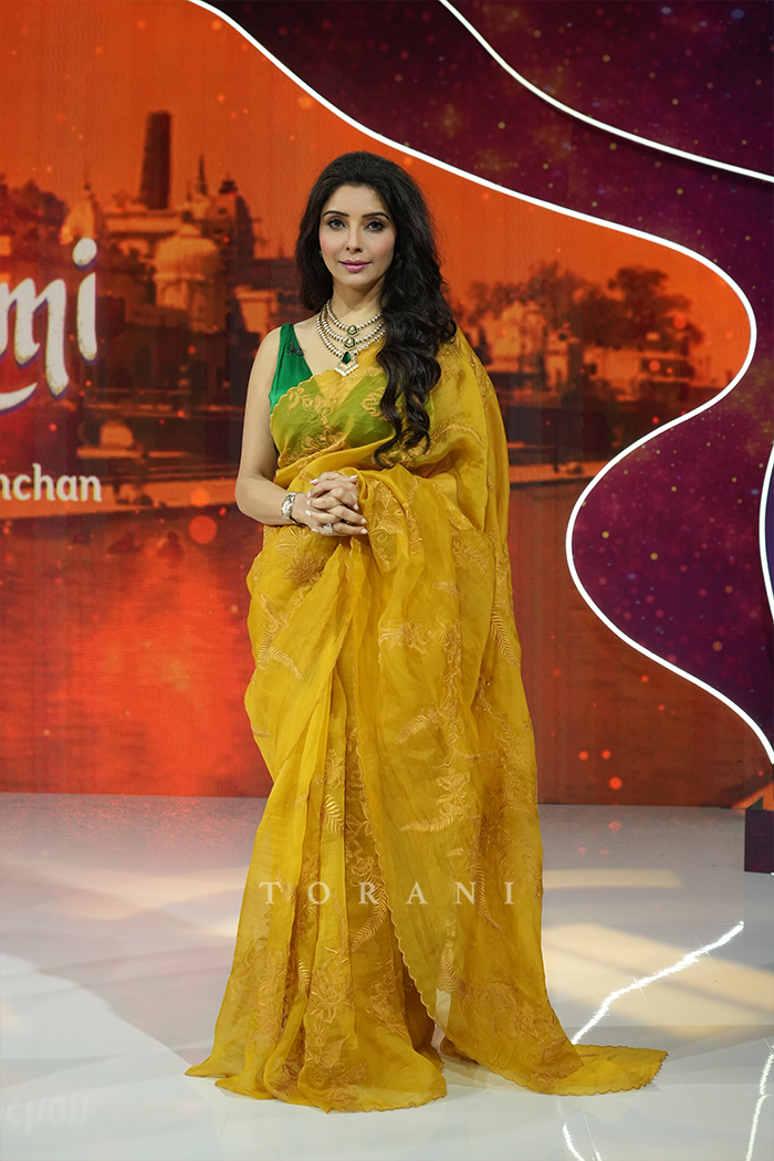 Jai Madaan in our Amaltas Pankhuri Saree