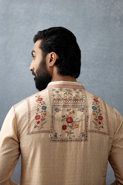 Badami Ashfaq Kurta Set