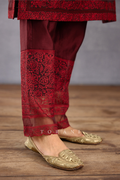 SALE - Gulnar Aadrita Kurta Set