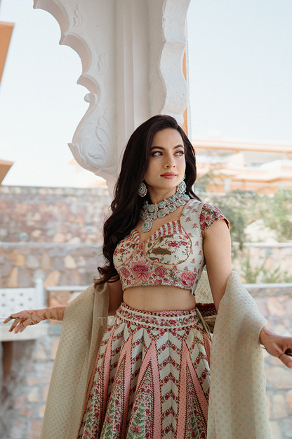 Tessa Thomas in our Jaituni Oorjita Lehenga Set