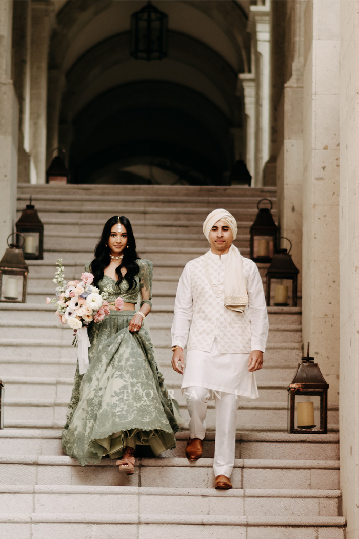 Samantha Hossain In Our Jaituni Hansini Lehenga Set